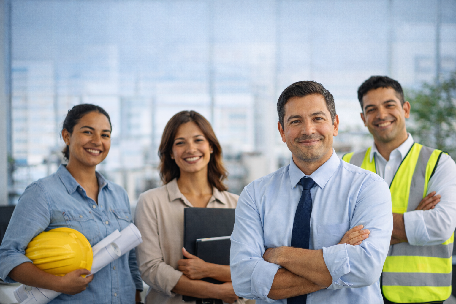 Familia disfrutando al aire libre